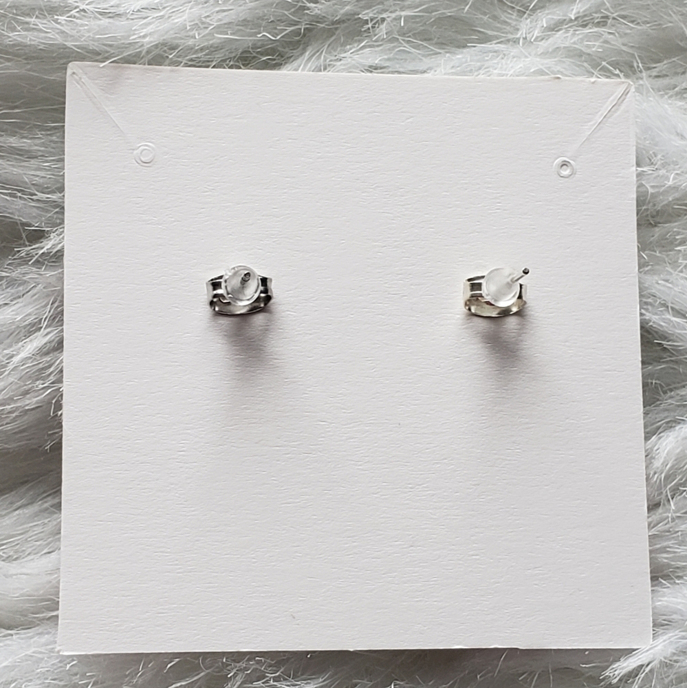 Handmade Rainbow Puzzle Pieces Stud Earrings - Reacts to UV Light - Picture 8 of 8